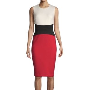 Calvin Klein color block dress